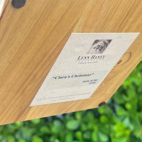 LYNN HANEY "Clara's Christmas" SANTA #1381 SIGNED 2001 Snowglobe Nutcracker - Picture 10 of 13